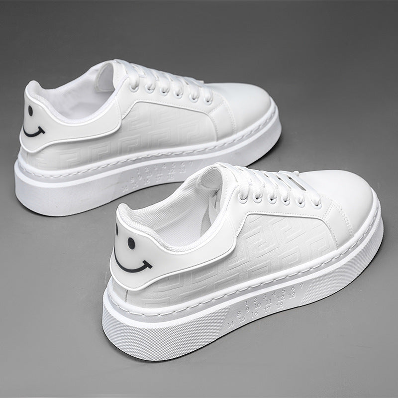 Damen Hochwertige Plateau-Sneaker mit strukturiertem Obermaterial