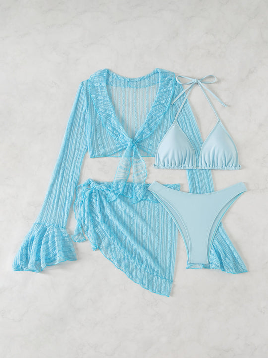 Damen Bikiniset mit schickem Cover-Up R&B