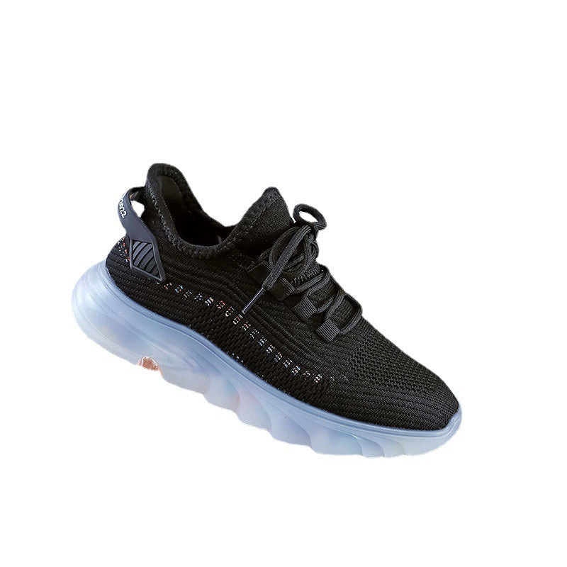 Damen Sportliche Sneakers mit innovativer Stricktechnologie und flexibler Sohle