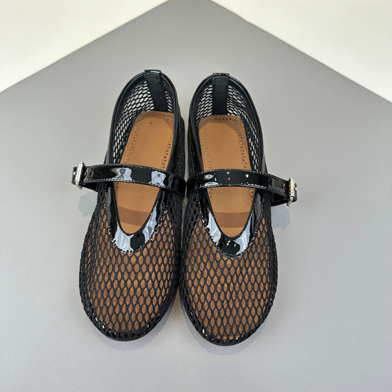 Damen Atmungsaktive Ballerinas mit Vintage-Design