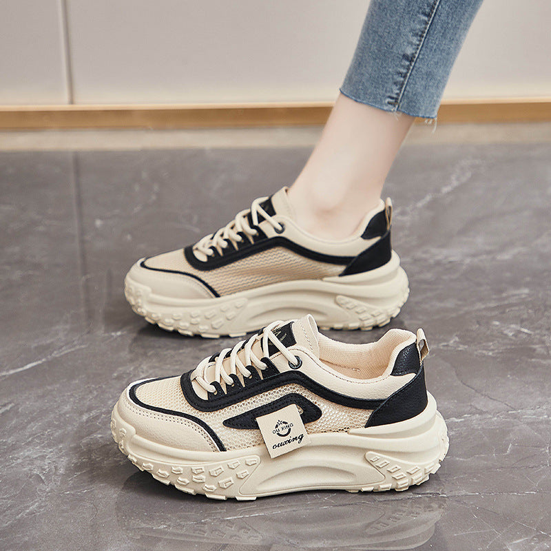 Damen Sportliche Sneakers mit atmungsaktivem Mesh-Obermaterial und innovativer Dämpfungstechnologie R&B