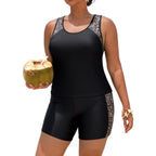 Damen Sportliches Badeoutfit mit Floralprint R&B