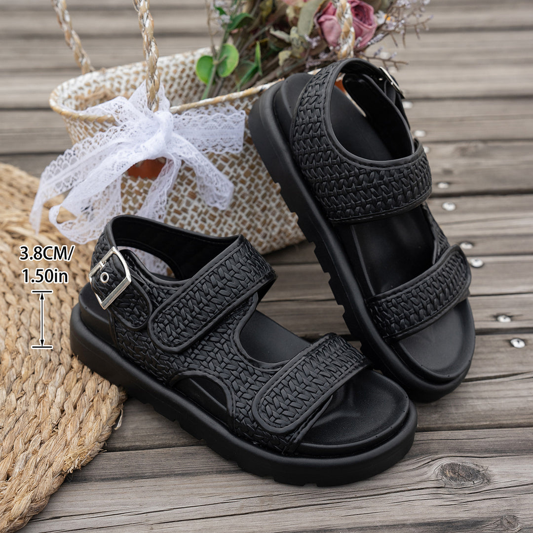 Damen komfortable Sandalen mit verstellbarem Riemendesign und ergonomischem Fußbett R&B