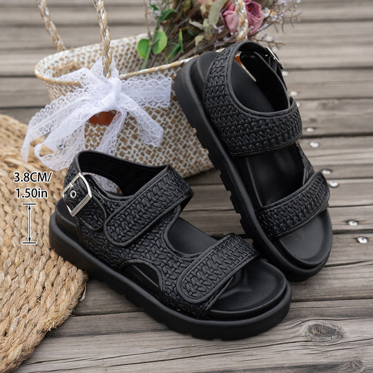Damen komfortable Sandalen mit verstellbarem Riemendesign und ergonomischem Fußbett R&B