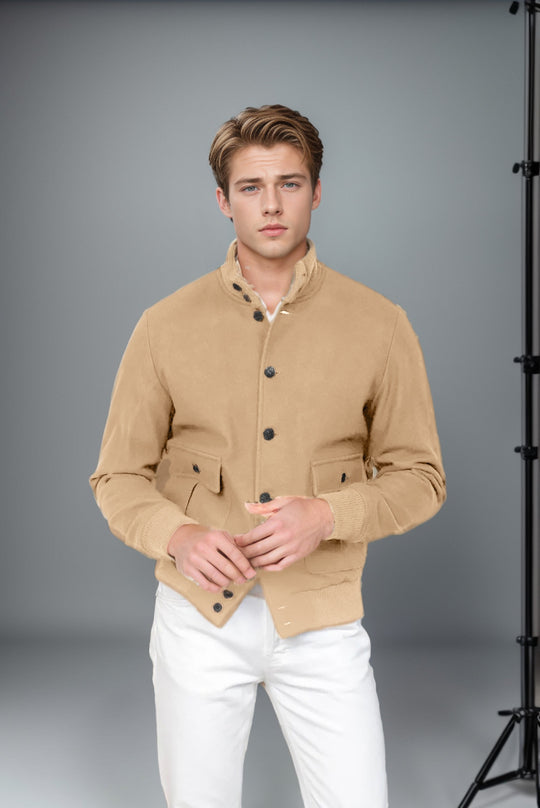 Herren modische Utility-Jacke mit praktischen Taschen R&B 1760428331