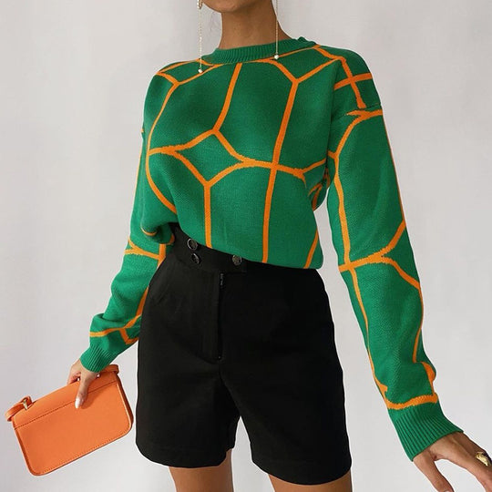 Damen modischer Pullover R&B