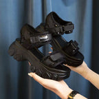Damen Komfortable Sport-Sandalen mit verstellbaren Riemen und flexibler Sohle R&B