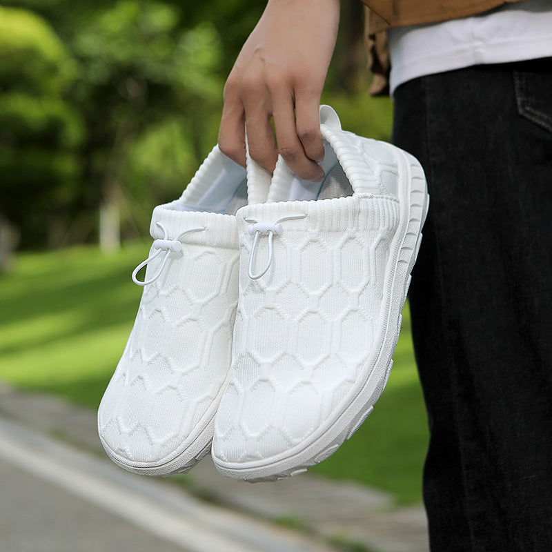Damen Elastische Slip-On Sneakers mit innovativem Schnellschnürsystem