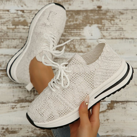 Damen Sportliche Komfort-Sneaker mit atmungsaktivem Obermaterial R&B