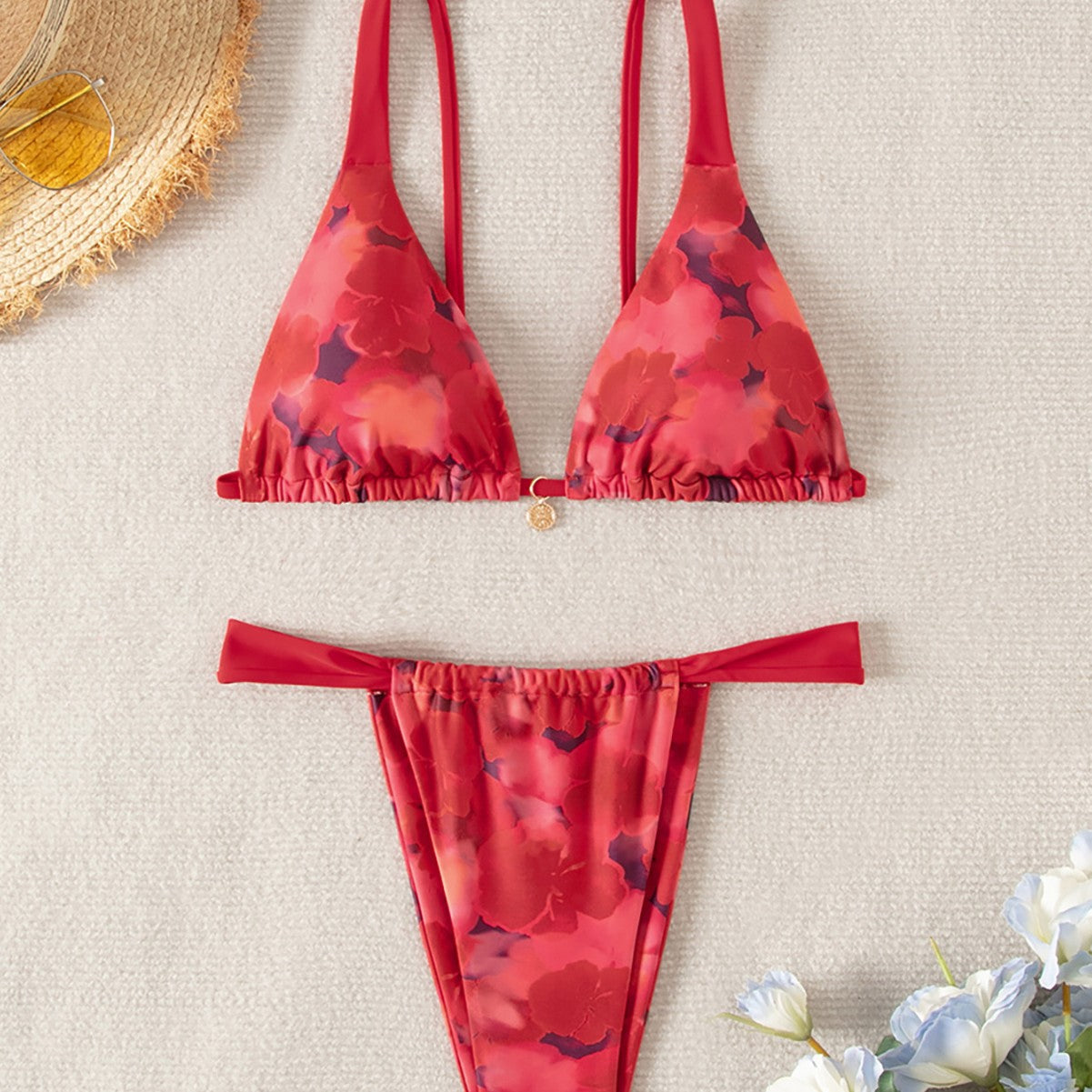 Damen Bikini-Set mit floralem Design R&B