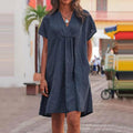 Damen lässiges Strandkleid