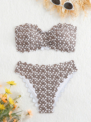 Damen Bikini-Set mit floralem Muster R&B