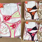 Damen Bikini-Set mit floralen Akzenten und raffinierten Details R&B