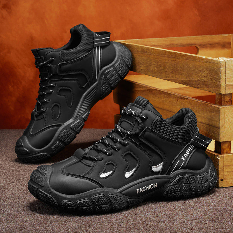 Damen Sportliche High-Top Sneakers mit atmungsaktiven Mesh-Einsätzen und rutschfester Sohle