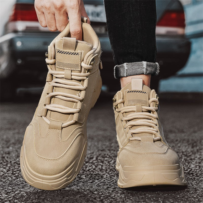 Damen Sportliche High-Top Sneakers mit dämpfender Sohle R&B