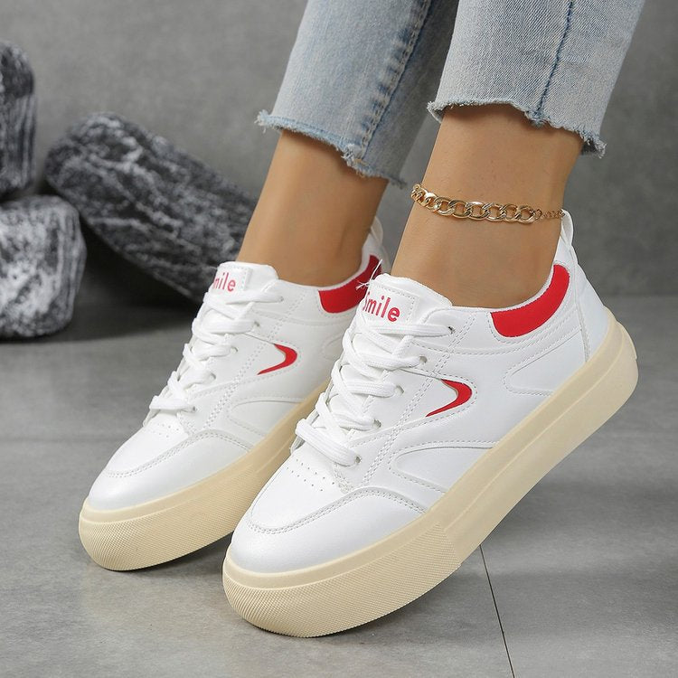 Damen modische Plateau-Sneaker mit trendiger Sohle R&B