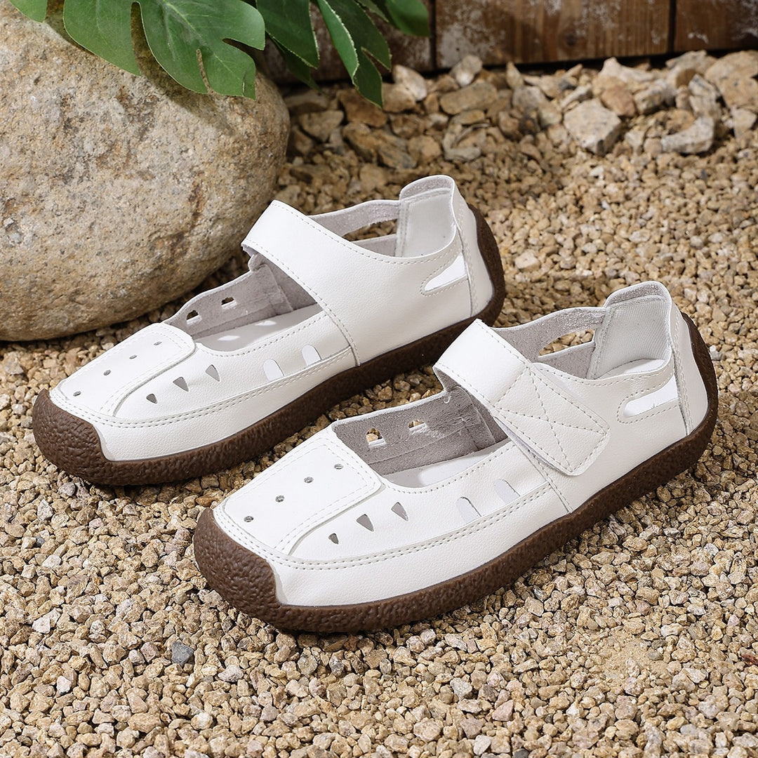 Damen Atmungsaktive Sandalen mit verstellbarem Klettverschluss und rutschfester Sohle R&B