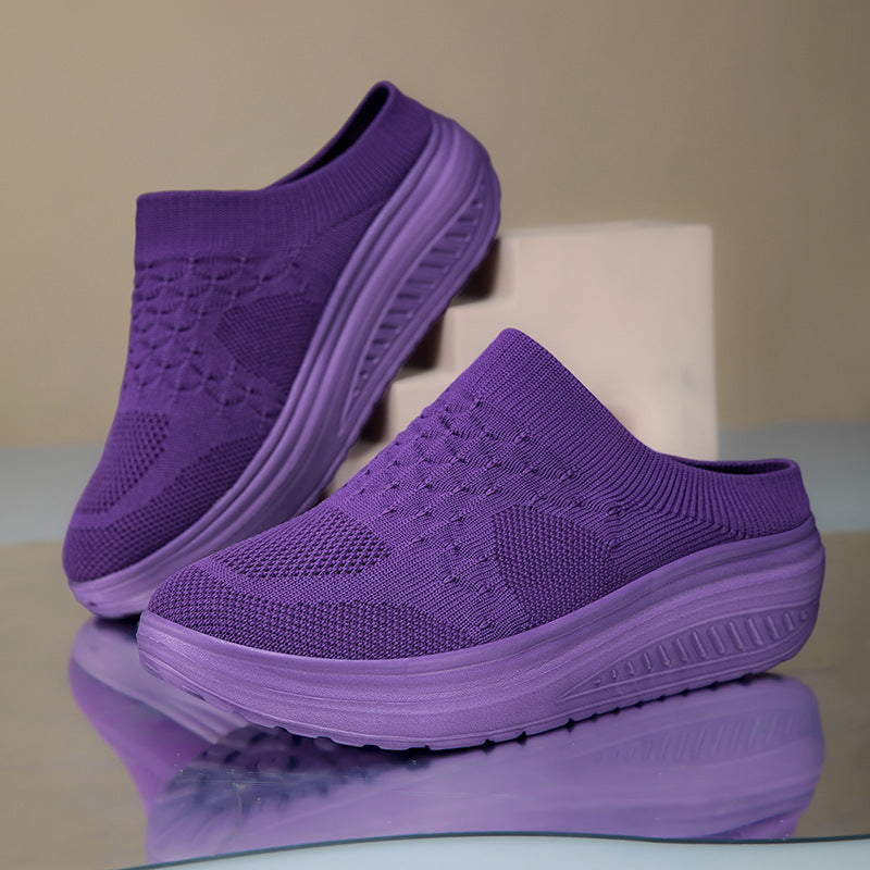 Damen Komfortable Slip-On Clogs mit atmungsaktivem Obermaterial