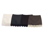 Damen eleganter Rock mit Spitzenbesatz R&B