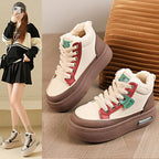 Damen High-Top Sneakers mit wärmendem Innenfutter und modischem Design R&B