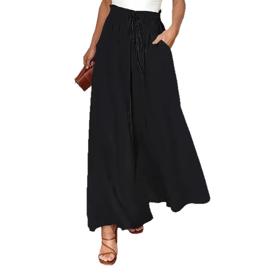 Damen Palazzo-Hosen mit elastischem Bund und praktischen Taschen R&B