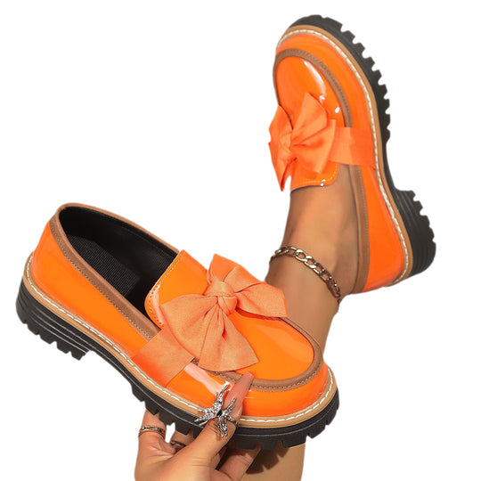 Damen Elegante und komfortable Slipper mit Schleifen-Applikation R&B