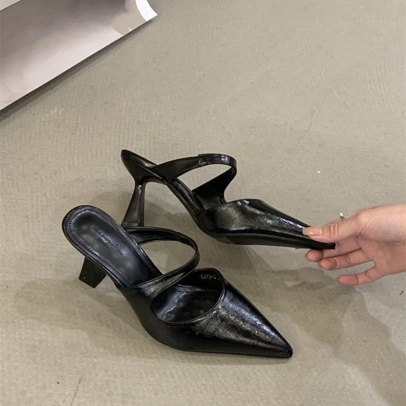 Damen Slingback-Pumps mit elegantem transparentem Riemendesign R&B