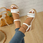 Damen Wedge-Sandalen mit elegantem Riemendesign R&B