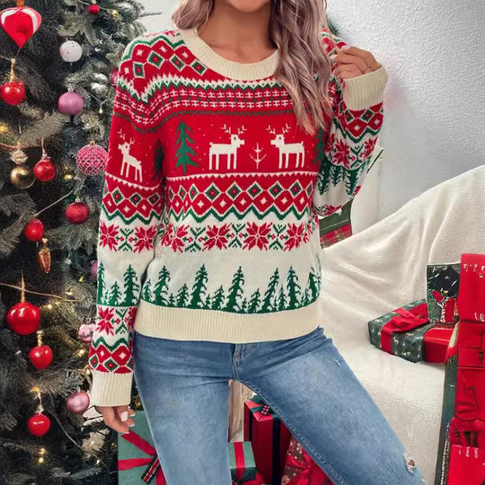 Damen Weihnachts-Pullover R&B