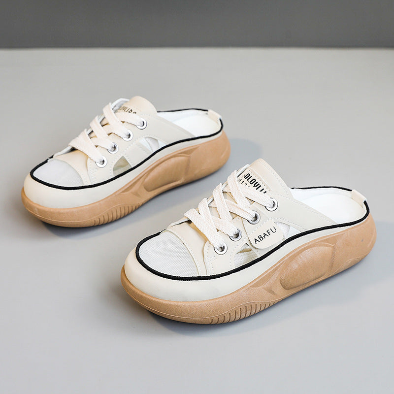 Damen Sneaker Slipper mit atmungsaktiver Mesh-Struktur und bequemer Sohle R&B