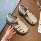 Damen Komfortable Sandalen mit verstellbarem Riemen und rutschfester Sohle R&B