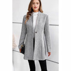 Damen Moderne Strickblazer mit schmalem Schnitt und eleganten Details R&B