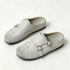 Damen elegante Clogs mit modischem Schnallen-Design R&B