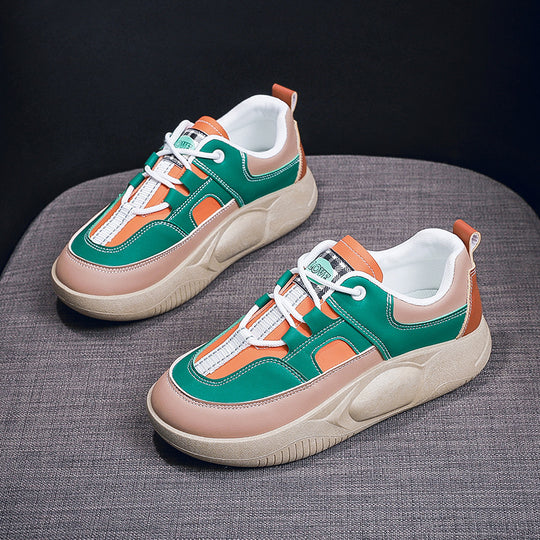 Damen Sneakers im urbanen Retro-Stil mit atmungsaktiver Konstruktion und dämpfender Sohle R&B