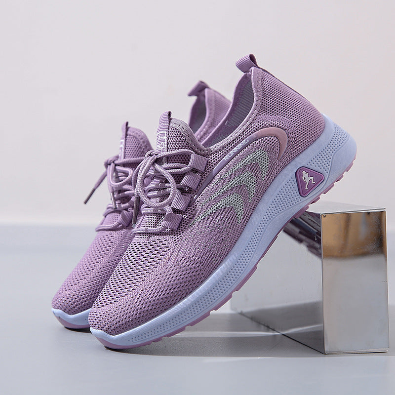 Damen atmungsaktive Laufschuhe mit flexibler Sohle und innovativem Obermaterial R&B