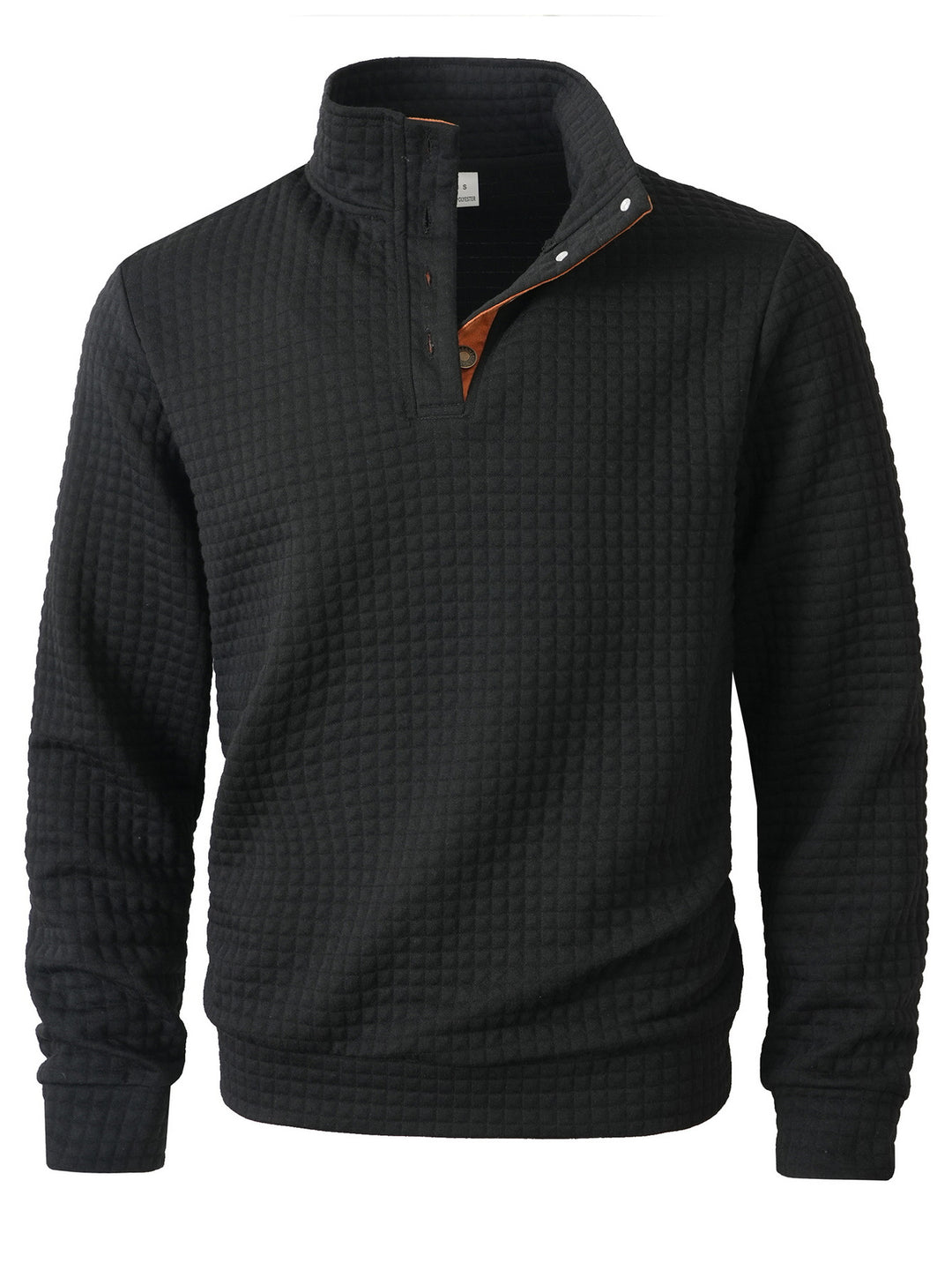 Herren stylischer Pullover mit modischem Stehkragen R&B
