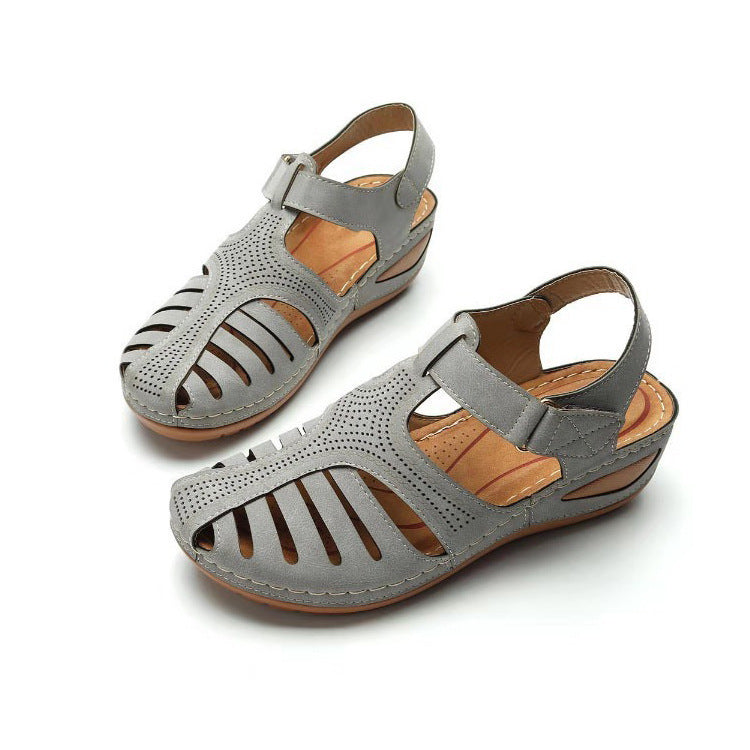 Damen Sandalen mit verstellbarem Riemendesign und atmungsaktivem Obermaterial R&B