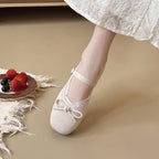 Damen Ballerinas mit dekorativem Riemchen und hochwertigem Obermaterial R&B