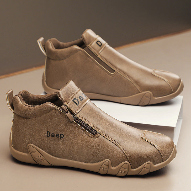 Damen Sportliche Stiefeletten mit praktischem Reißverschluss und rutschfester Sohle R&B