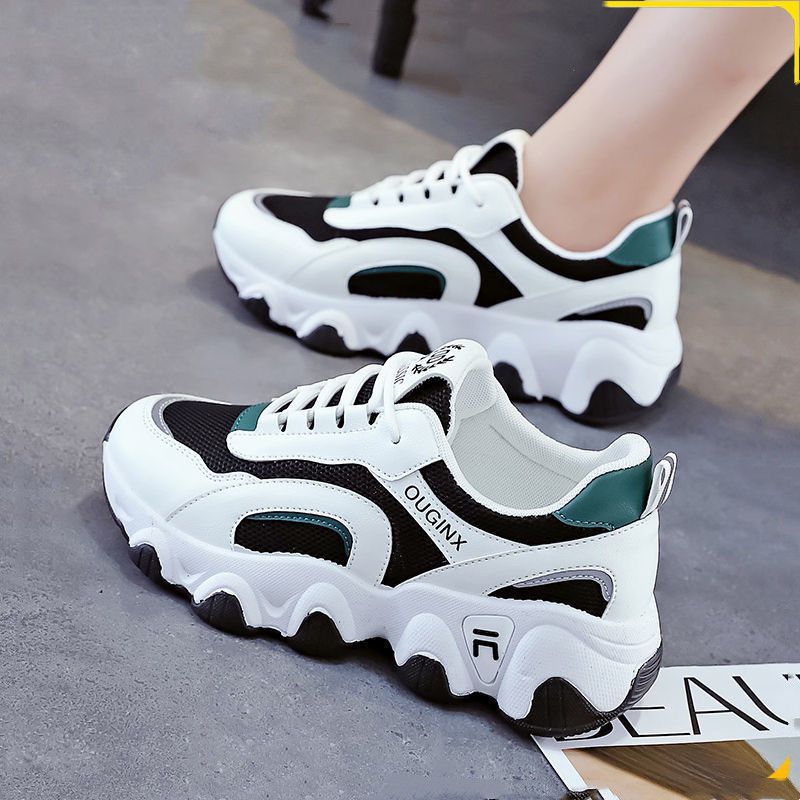 Damen Sportliche Sneakers mit futuristischem Design und hochdämpfender Sohle R&B
