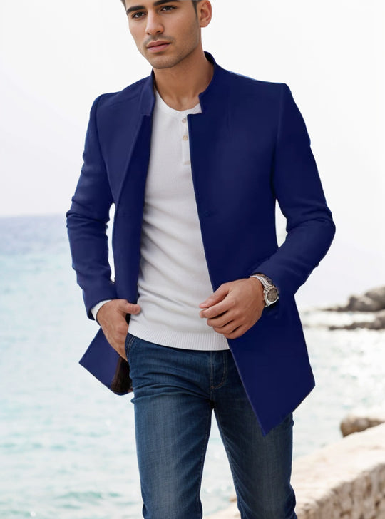 Herren modischer Steppblazer R&B