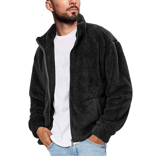 Herren Fleecejacke mit weichem Innenfutter und praktischen Taschen R&B