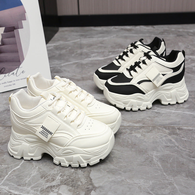 Damen Sportliche Chunky Sneakers mit gepolsterter Laufsohle und atmungsaktivem Obermaterial R&B