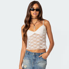 Damen Spitzencami mit verstellbaren Trägern R&B