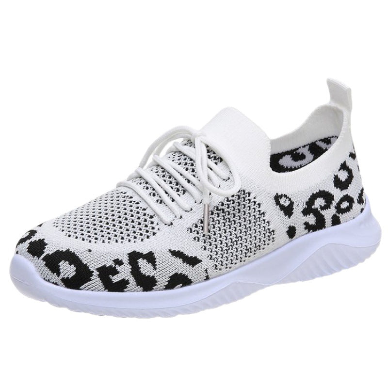 Damen Sneakers mit ergonomischem Mesh-Obermaterial und trendigem Tierprint R&B