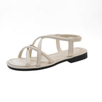Damen Sommer-Sandalen mit komfortablem Kreuzriemen und rutschfester Sohle EB
