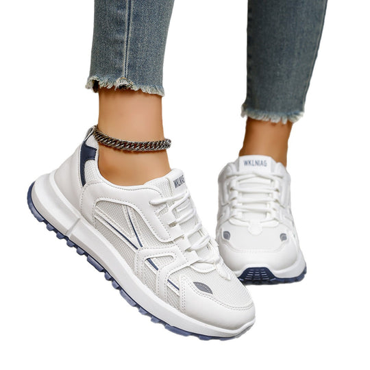 Damen Sportliche Sneaker mit atmungsaktivem Mesh-Obermaterial und rutschfester Sohle R&B