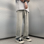 Herren weite Cargo-Jeans mit elastischem Bund und praktischen Taschen R&B