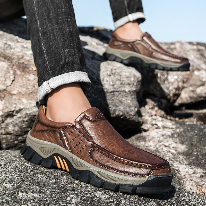 Herren Komfortable Slip-On Freizeitschuhe R&B