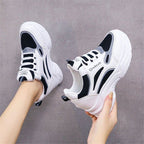 Damen Sportliche Sneakers mit dämpfender Laufsohle und atmungsaktiven Mesh-Einsätzen R&B